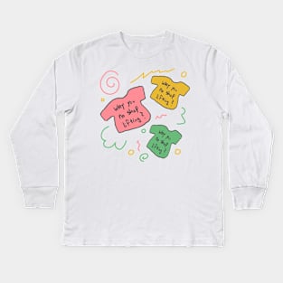 Why you no: Multiple Kids Long Sleeve T-Shirt